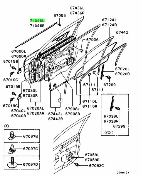 Outer Door Mould (Used) | Suits Evo 7-9